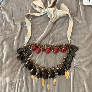 Fall Ribbon Necklace